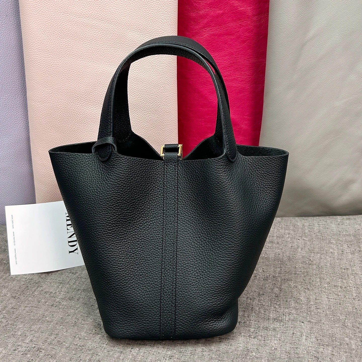 MENDY Women Bags Handbags Bucket Bag Real Leathe Fashion Tote Bag Genuine Leather Luxury Desginer Big Size Large Lady Hand Bags Quick Pick Grocers