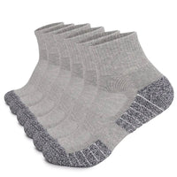 6 pairs Outdoor sports socks Thickened towel bottomed hiking socks Sweat-absorbing short tube sports running socks Men Socks Quick Pick Grocers