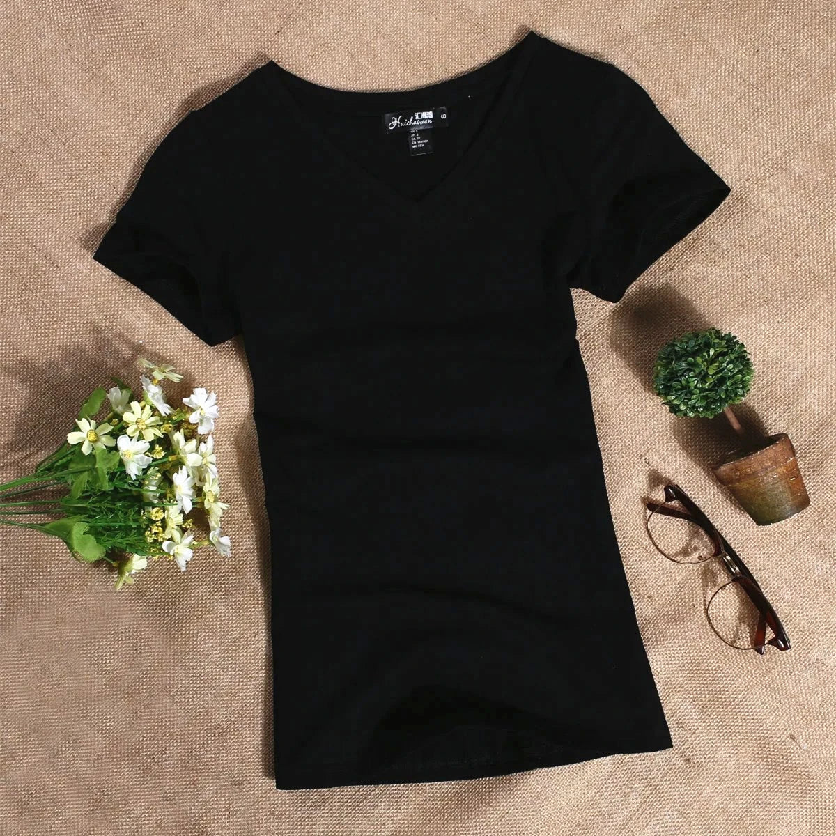 MRMT 2026 Women's T Shirt Casual Women Short Sleeved Slim Solid Color Simple Pure Tees Womens T-Shirt For Female Women T shirts Quick Pick Grocers