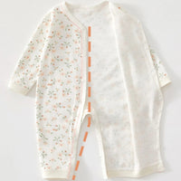 Charming Baby Romper for Spring & Fall, Soft Pure Cotton Onesie, Princess & Prince Style, Perfect Infant Crawling Suit. Purest Peak
