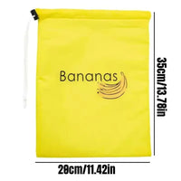 1Pcs Durable Yellow Banana Storage Bags Insulated Fruit Vegetable Fresh-keep Bundle Pocket Drawstring Banana Preserve Bag Econic Blanks