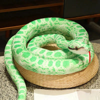 Artificial Python Plush Toy Long Snake Yellow Orange Green Python Plush Toy Decorate The House Holiday Decorations Econic Blanks