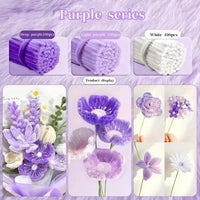Chenille Stems 30cm Pipe Cleaners Craft Supplies DIY Art Handmade Flower Making Econic Blanks