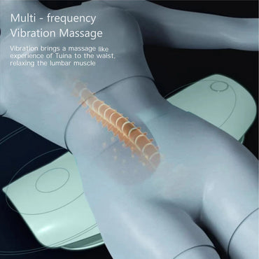 Multifunctional Lumbar Traction Device Waist Massager Waist Spine Support Back Massage  Stretcher with Vibration Airbag Traction Quick Pick Grocers