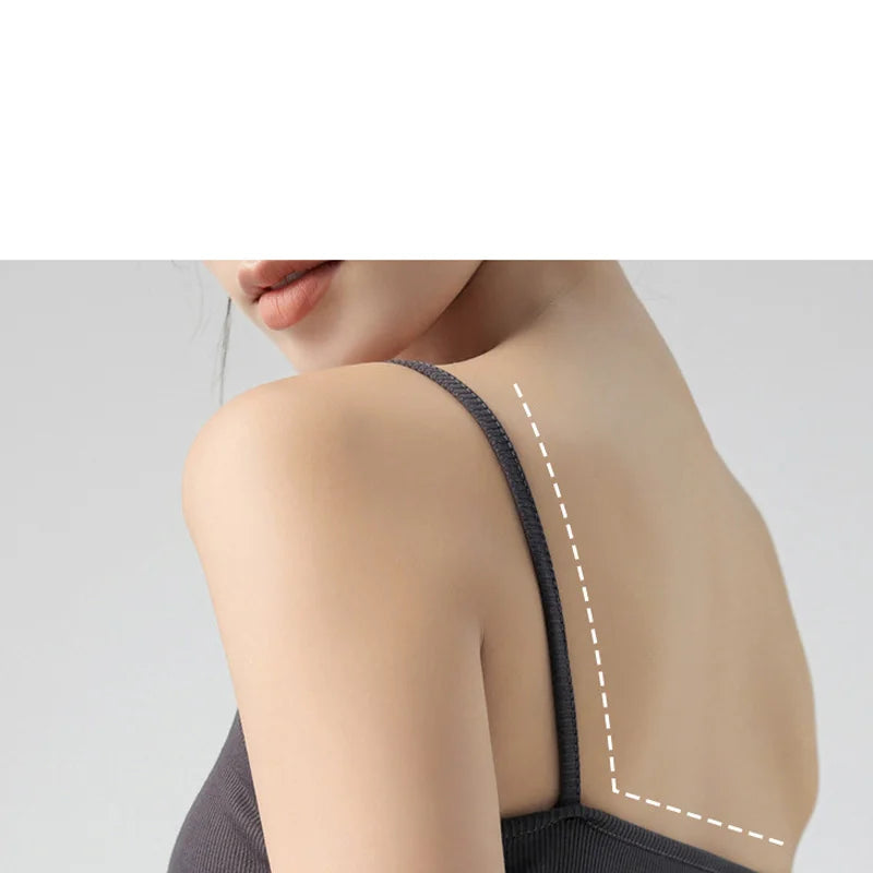 Women's Summer Basic Sleeveless Tank Top Spaghetti Strap Slim Fit Stretch Knitted Solid Color Camisole Quick Pick Grocers