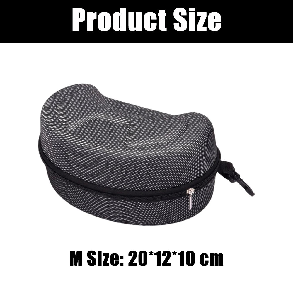 Tolex Ski Snowboard Goggles Storage Box Hard EVA Portable Protection Carrying Case Water Resistant Shockproof Ski Accessories Quick Pick Grocers