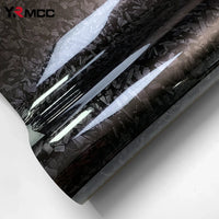 Glossy Black Carbon Fiber Vinyl Wrap Film – 3M Waterproof Car Sticker for DIY Auto Decoration & Protection Econic Blanks