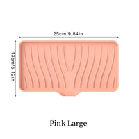 1-Pack Silicone Drain Soap Box Kitchen Bathroom Anti-slip Sink Tray Creative Washing Table Soap Tray Free Punch Drain Rack Econic Blanks