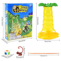 Multiplayer Tabletop Climbing Monkeys Game – Fun Interactive Parent-Child Board Game, Educational Rolling Monkey Toy for Kids Econic Blanks