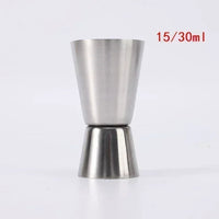 Double Side Measuring Cup Cocktail Drink Wine Shaker Stainless Mojito Bar Accessories kitchen gadget Bar Tools  cocktail shaker Quick Pick Grocers