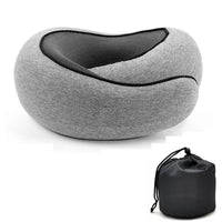 Travel Neck Pillow Memory Foam U-shaped Pillow Snail Style Travel Neck Support Portable Adjustable Soft Noon Break Sleep Pillows Quick Pick Grocers