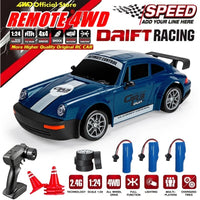 4WD RC Car Remote Control Cars 2.4G Radio High Speed Drift Racing Monster 4x4 Truck RTR Vehicle Toy Gift for Kids Children Econic Blanks
