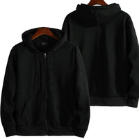 Zipper Hoodies Autumn Winter Men's New Long Sleeve Hooded Sweatshirt Fashion Casual Male Outfit Sportwear Loose Fit Clothes Econic Blanks