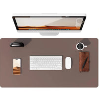 Large Mouse Pad,Office Desk Mat, Leather Desk Pad Protector, Non-Slip PU Leather Desk Blotter, Laptop Desk Pad Econic Blanks