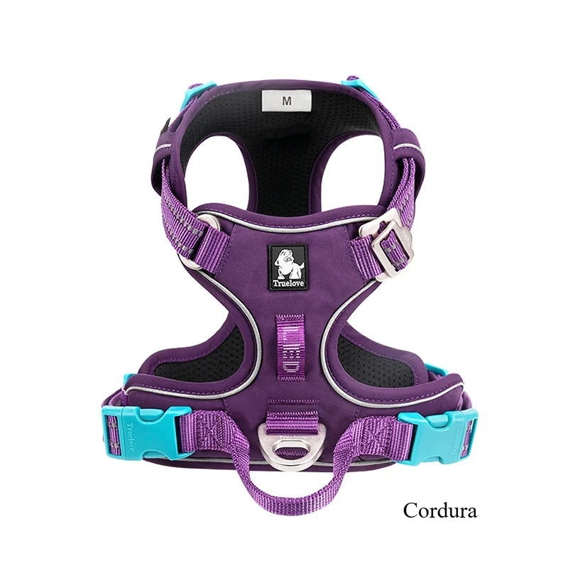 Truelove Pet harness Fashionable Nylon Durable Dog Harness Reflective Breathable Padded Training Vest Luxury Pet Accessories Quick Pick Grocers