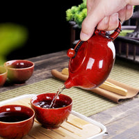 With Travelling Bag 4 Cups Chinese Kung Fu Tea Set Travel Set Ceramic Portable Teapot Porcelain Teaset Gaiwan Tea Cups Tea Tool Quick Pick Grocers