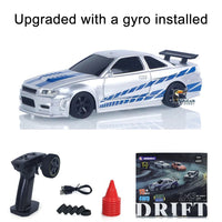 New RC Drift Car Upgraded Gyro 1/43 Racing RTR 4WD Four-wheel Drive High Speed Radio Control Model 2.4g Drift Race Car Mini Gift Econic Blanks