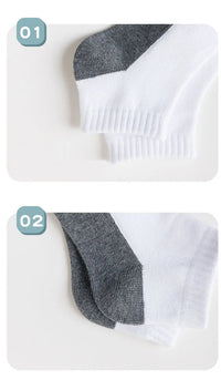5 Pairs/Lot 2023 New Summer Children Socks Cotton Kids Fashion Black White Gray For 1-12 Years Teen Student Baby Girl Boy Socks Quick Pick Grocers