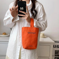 Casual Handbags Canvas Shoulder Crossbody Bags Large Capacity Shopper Bag  Letters Shoulder Crossbody Bags Purse Econic Blanks