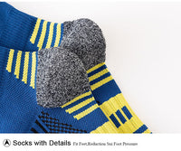 6/5/3 Pairs Men's Athletic Socks Sports Breathable Outdoor Running Compression Socks Cotton Training Long Black Stretch Socks Quick Pick Grocers