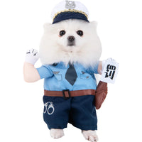 Halloween Dagger Pet Costume - Funny Knife-Holding Dog & Cat Standing Dress for Festival Dress-Up Econic Blanks