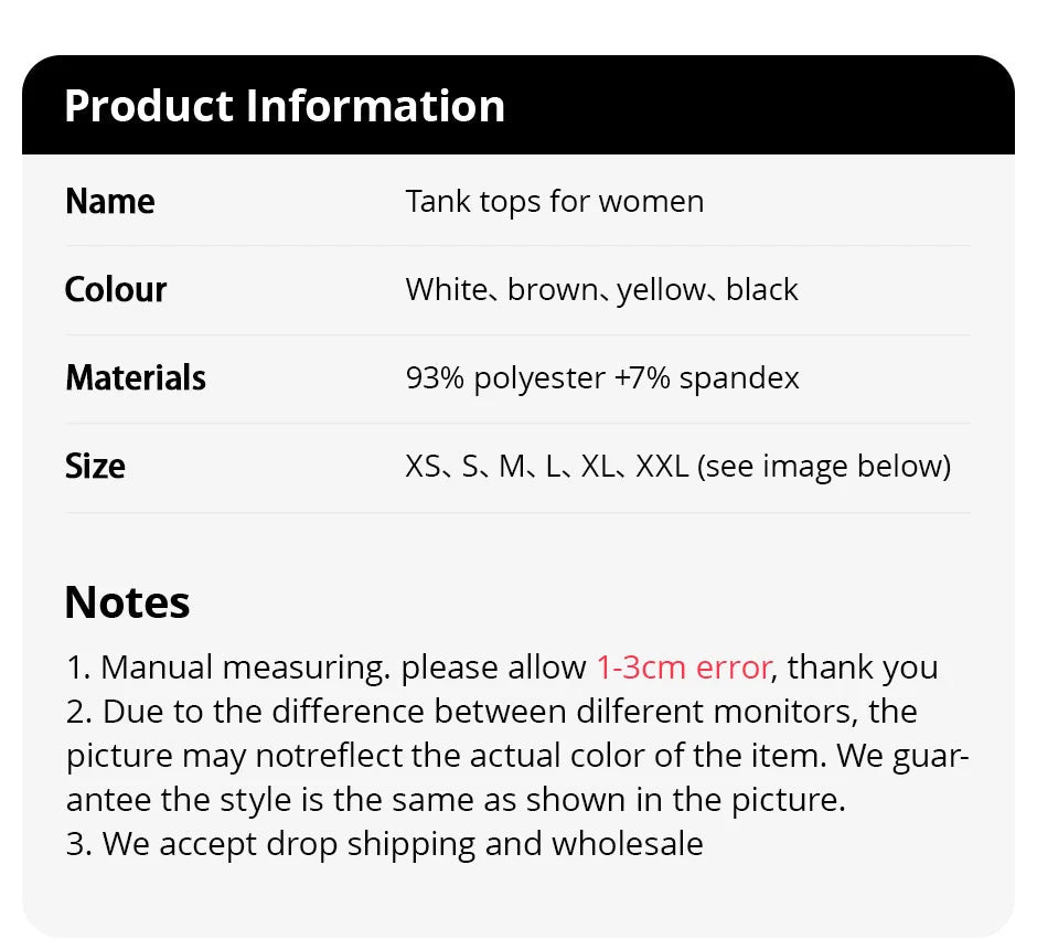 3/6 Pcs Ladies' Summer Korean Version Of Suspender Vest With Solid Color Foundation Joker Sexy Suspender Top Slim And Thin Teen Quick Pick Grocers