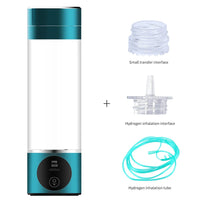 BlueVida New 8th Generation Nano Hydrogen Water Generator Bottle DuPont SPE/PEM Water Hydrogenator With H2 Inhaler-Touch Button Quick Pick Grocers