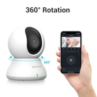 Blurams 2.4＆5G WiFi Indoor Camera, 2K, 360° PTZ Pet Dog IP CCTV Camera with Phone App, 2-Way Talk, Night Vision, for Home Securi Econic Blanks