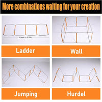 Dual-Purpose Soccer Training Jump Ladder Multifunctional Agility Ladder Speed Training Coordination Footwork Football Equipment Quick Pick Grocers