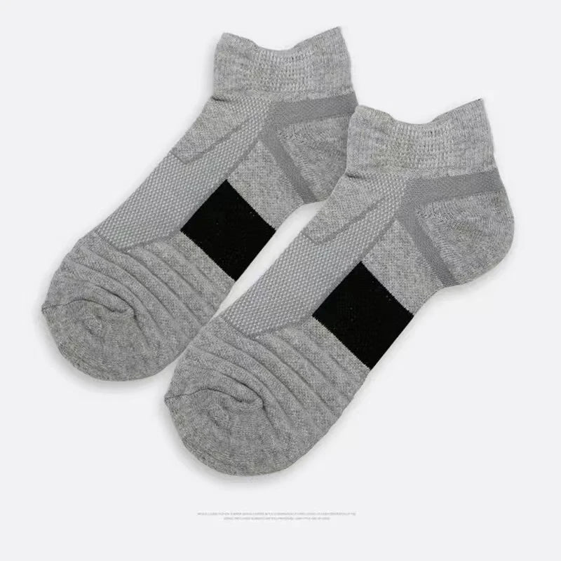 3 Pairs Breathable Mesh Athletic Terry Socks Cushioned Moisture-managing and Durable Reduces Foot for Running Hiking & Sports Quick Pick Grocers