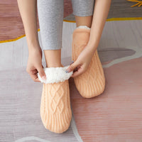 Thermal Mens Slipper Socks Winter Warm Short Cotton Thickened Home Sleeping Soft Non Slip Grip Fuzzy Floor Sock Fluffy Male Purest Peak