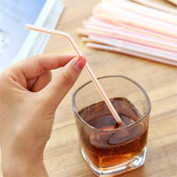 50-1000Pcs Multicolor Drinking Straws rietjes Milk Tea Bar Party Wedding Kitchen Home Accessories Beverage Black Straw Wholesale Econic Blanks