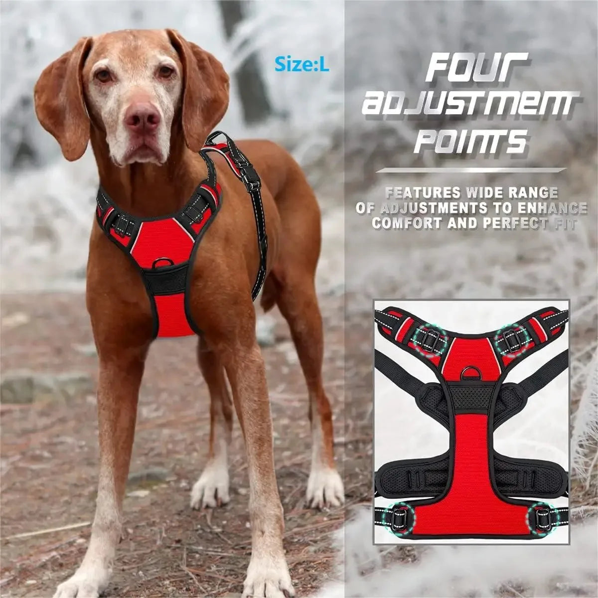Dog Collars Harness Big Vests Leash Pet Shop Everything for Dogs Leather Puppy Accessories Medium Small Set Quick Pick Grocers