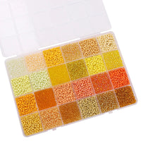 About 5200Pcs24 Grid Rice Bead Box Handmade DIY Jewelry Bracelet Earrings Kandi Jewelry Accessories Materials Econic Blanks