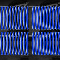 Car Wheel Hub Reflective Stripes - Safety Tire Warning Stickers for Night Driving Econic Blanks