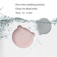 1PC Silicone Baby Dishes Suction Dining Plate Cartoon Bear Shape Baby Plates Eating Training Baby Food Storage Kids Tableware Purest Peak