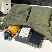 Casual Multi-pocket Messenger Bags for Women Fashion Nylon Shoulder Bag Ladies Large Handbags Female Travel Shopping Tote Purse Quick Pick Grocers