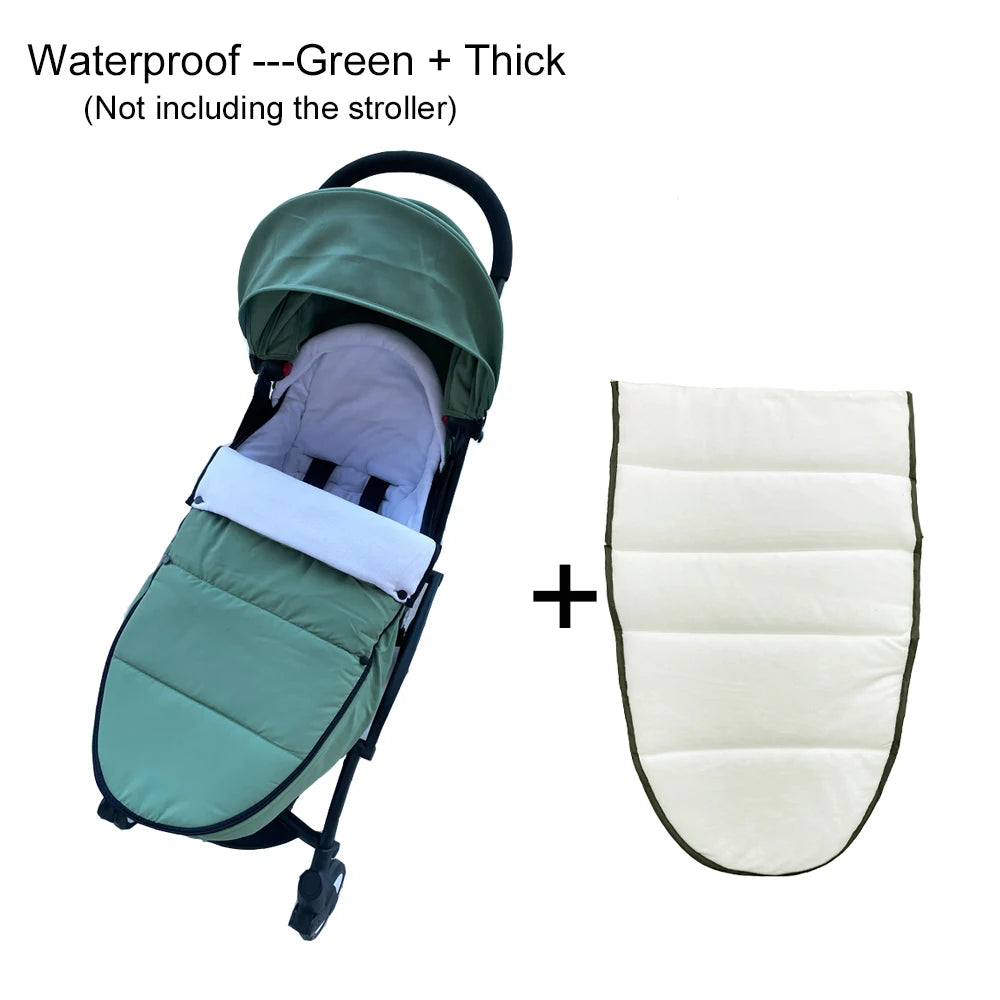 Universaln Stroller Footmuff Compatible with all YOYO Strollers and Bugaboo strollers - Windproof, Waterproof & Thermal Warm Purest Peak