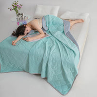 Grade A Cooling Summer Blanket for Bed Soft Breathable King Summer Quilt Queen Air Condition Comforter Lightweight Cool Duvet Quick Pick Grocers