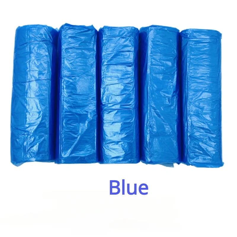 100PCS Mixed Color Thicken Disposable Garbage Bags Kitchen Storage Trash Can Liner Bags Protect Privacy Plastic Waste Bag Econic Blanks