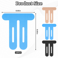10PCS Kinesiology Tape for Knees,Waterproof & Elastic,Breathable Knee Tape,Athletic Tape Provide Support & Stability for Running Quick Pick Grocers