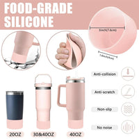 Cup Accessories for Stanley Cup Set of 9 Straw and Brush and 1 Flower Charm Chain 3 Spill Proof Stopper Flowers Straw Cover Boot Quick Pick Grocers