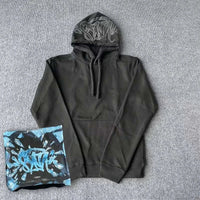 Sy Jacket and Trousers Sports Jogging Men Cotton Hoodie Young Fashion Hooded Tops Pants Women's Streetwear Coats Warm Tracksuit Econic Blanks