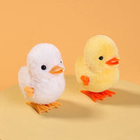 1pc Jumping Chicken Duck Toy, Simulation Plush Jumping Duck Interactive Toy, Small Animal, Birthday Gift Econic Blanks