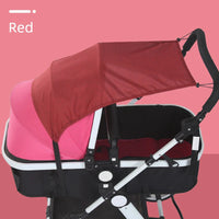 Universal Baby Stroller Accessories Sun Shade UV Protection Sunshade Carriage Canopy Cover for Prams Infants Car Seat Sun Visor Purest Peak