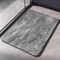 Diatomaceous Earth Bath Mat Bathroom Rug Absorbent Non-slip Floor Foot Mats Quick Dry Shower Carpet Toilet Pad Doormat Washable Quick Pick Grocers