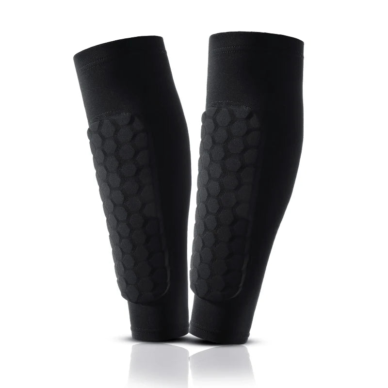 1Pcs Football Shin Guard Socks Sleeves with Foam,Calf Compression Sleeve Honeycomb Pads,Sports Legging & Soccer Equipment Quick Pick Grocers
