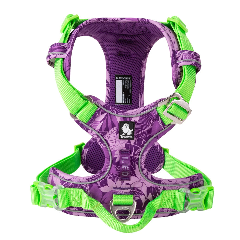 Truelove Pet harness Fashionable Nylon Durable Dog Harness Reflective Breathable Padded Training Vest Luxury Pet Accessories Quick Pick Grocers