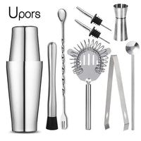 UPORS Boston Shaker Professional Stainless Steel Bartender Wine Cup Cocktail Mixer Martini Cocktail Shaker Bar Set Quick Pick Grocers