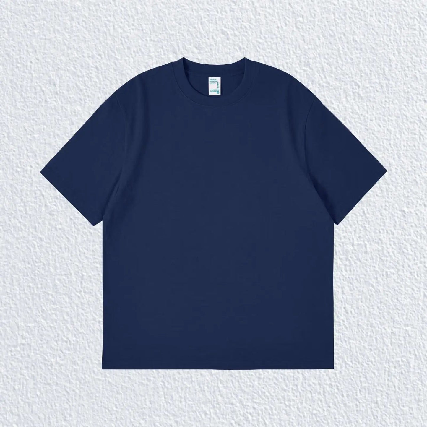 Pure White 260g Heavy T-shirt Men's Summer Pure Cotton Short-sleeved New Men's and Women's Streetwear Quick Pick Grocers